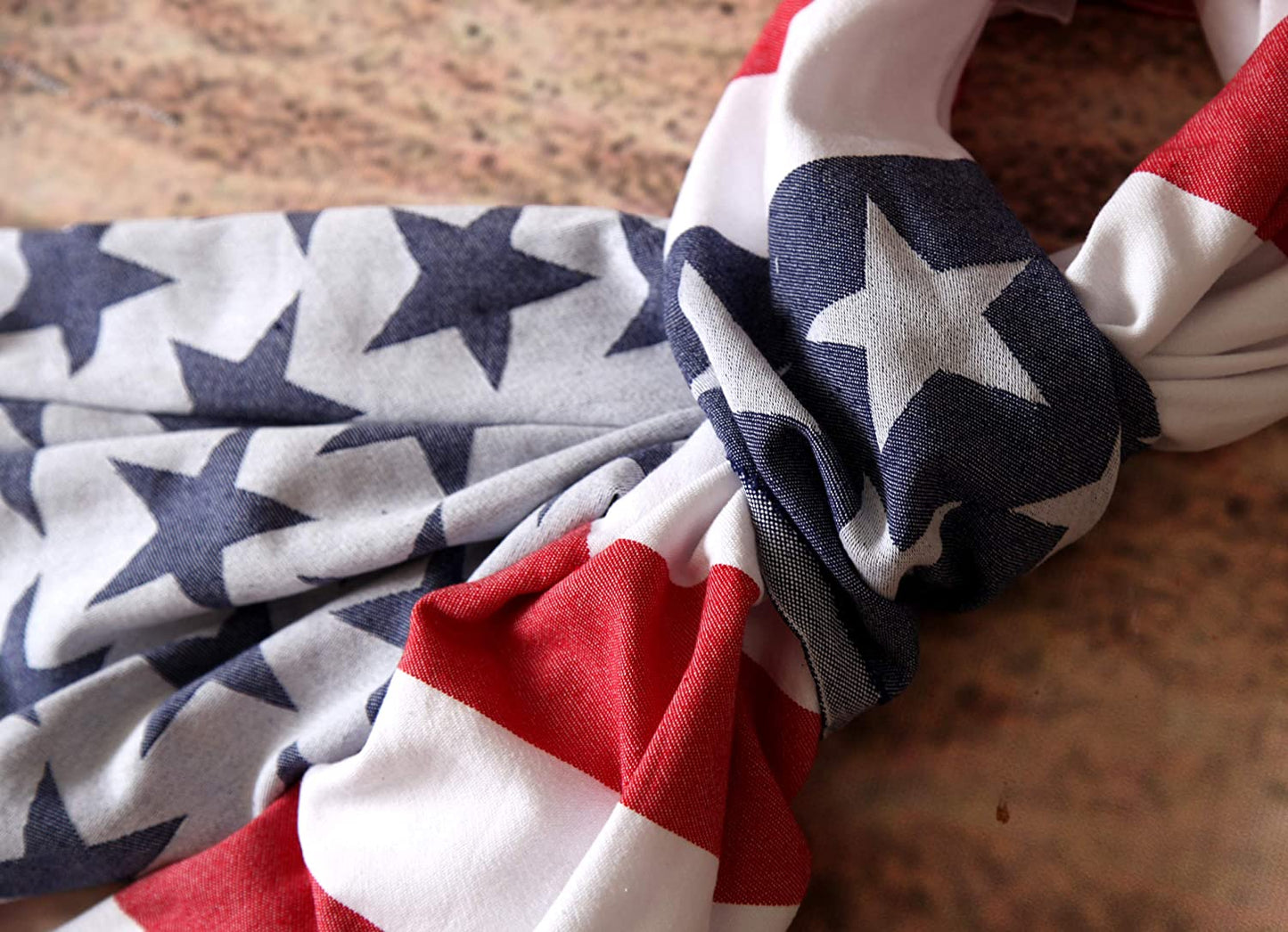 AYSESA Turkish Beach Towel American Flag / Pocket (Made in Turkey)